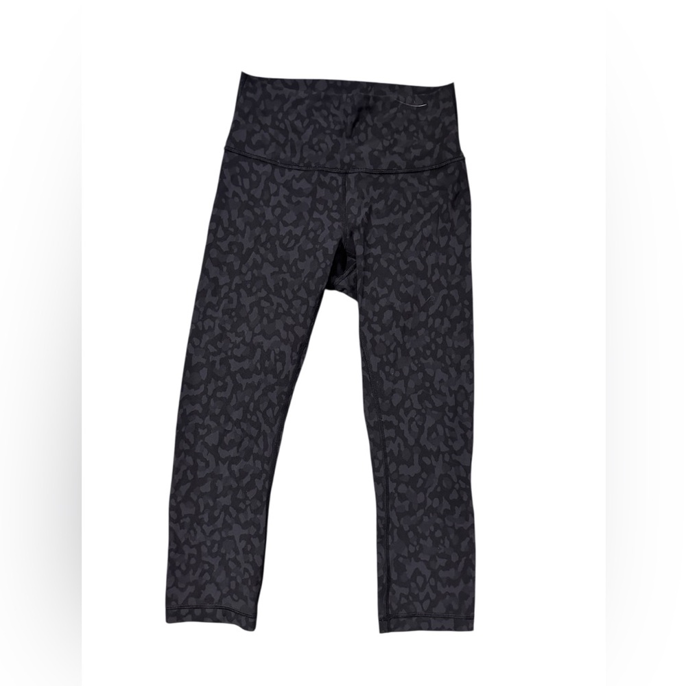 Lululemon‎ Black and Gray Patterned Leggings